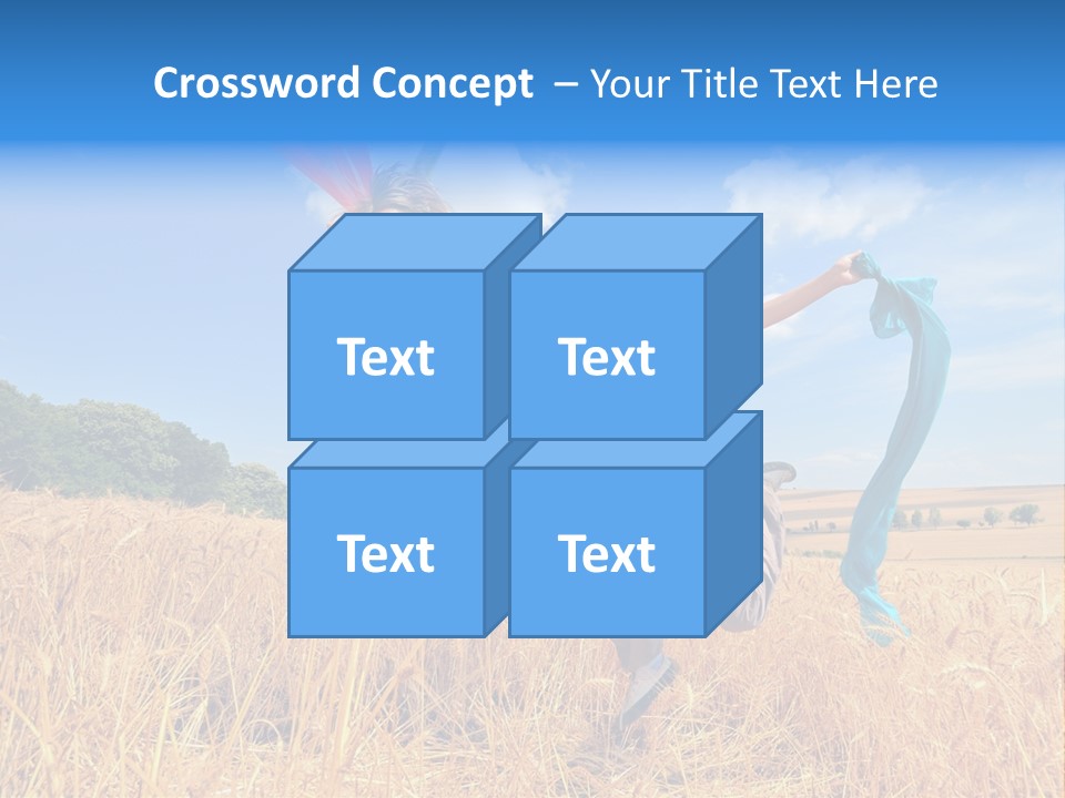 Woman Happy PowerPoint Template