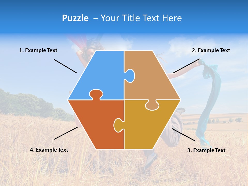 Woman Happy PowerPoint Template