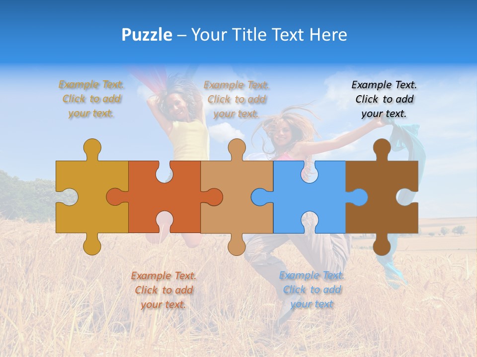 Woman Happy PowerPoint Template