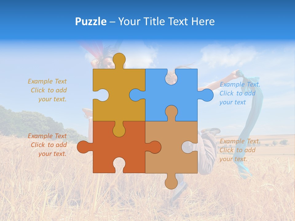 Woman Happy PowerPoint Template