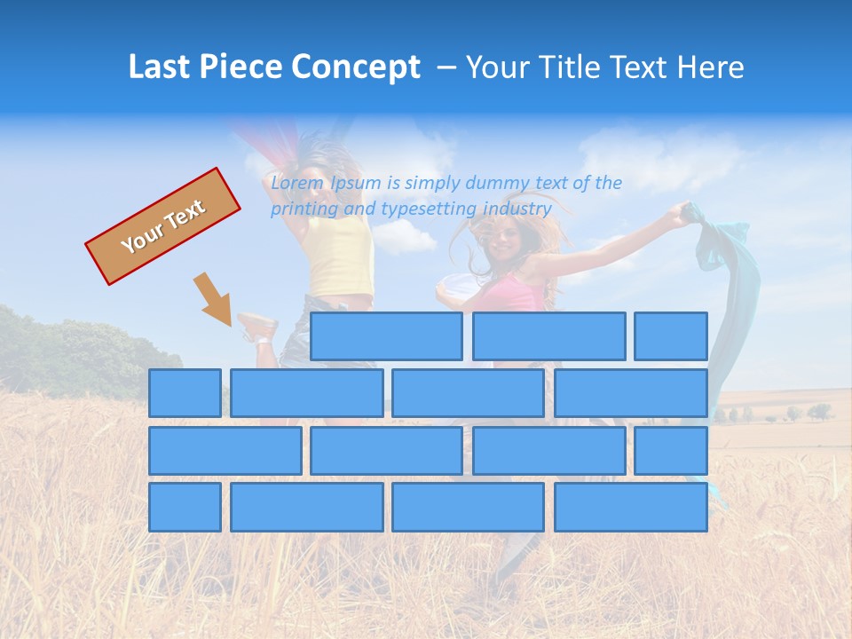 Woman Happy PowerPoint Template