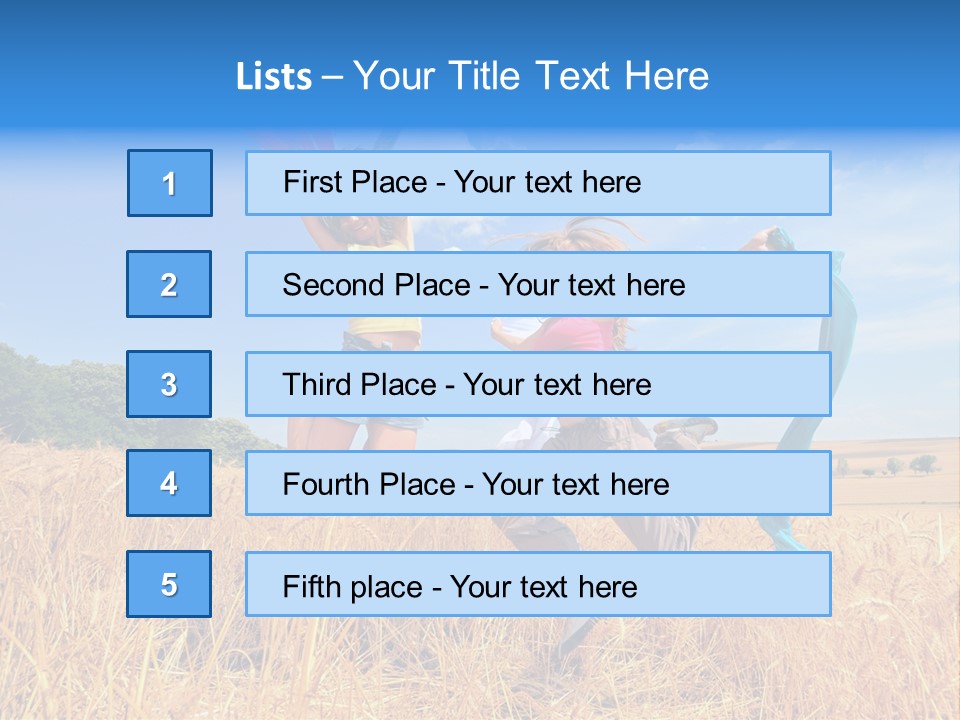 Woman Happy PowerPoint Template