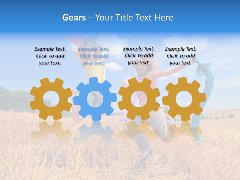 Woman Happy PowerPoint Template