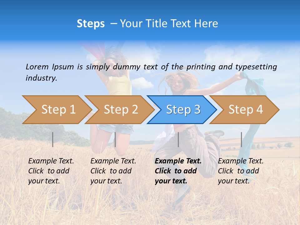 Woman Happy PowerPoint Template