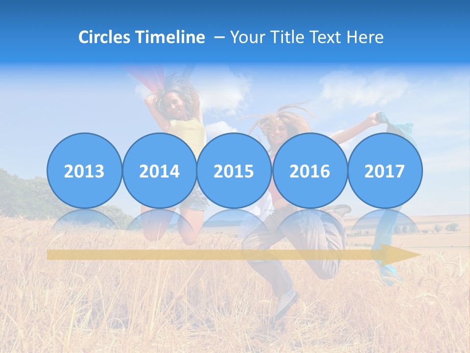 Woman Happy PowerPoint Template