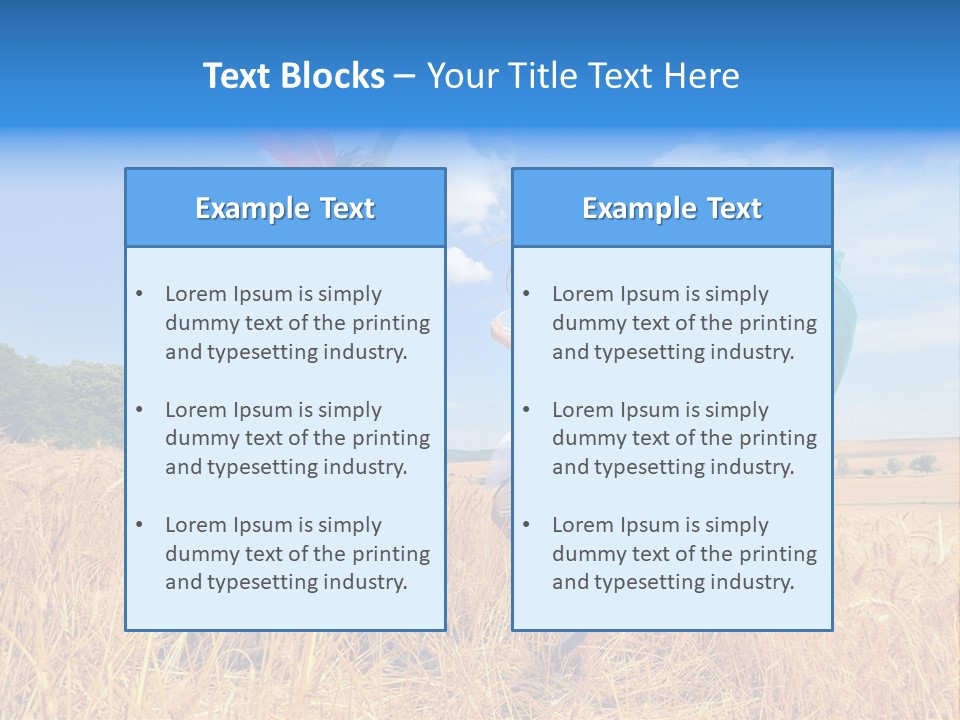 Woman Happy PowerPoint Template