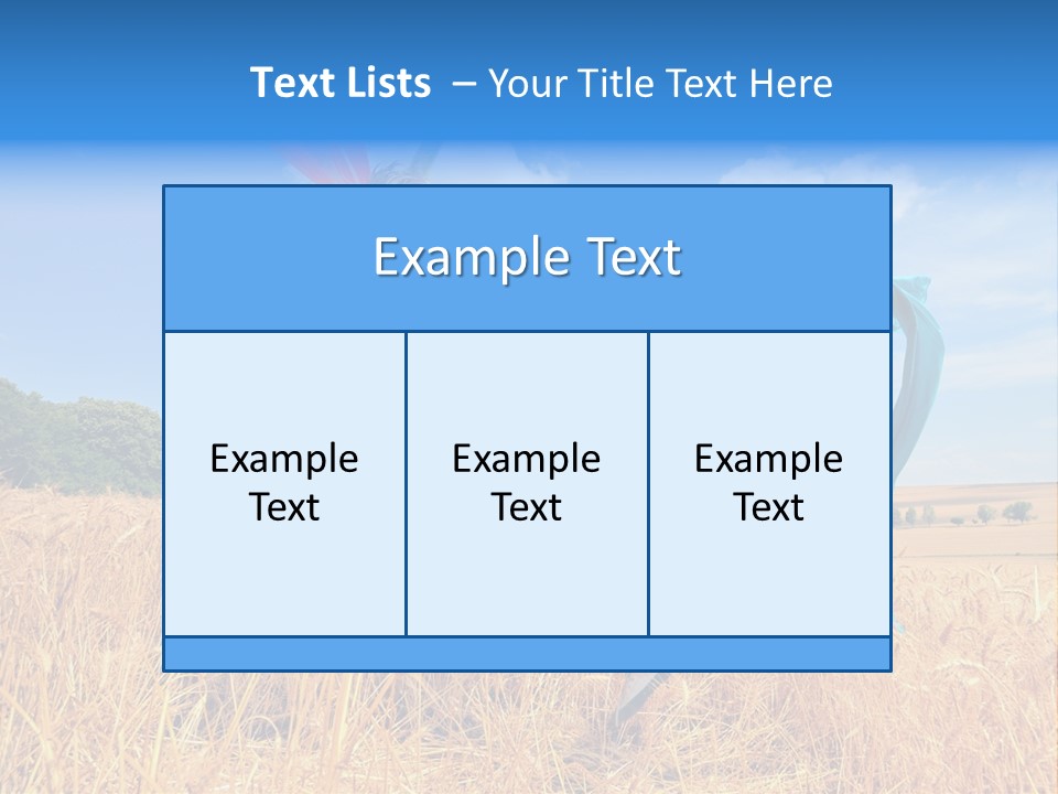 Woman Happy PowerPoint Template