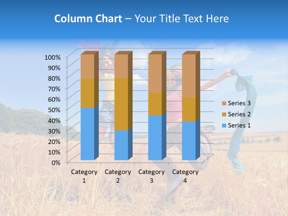 Woman Happy PowerPoint Template