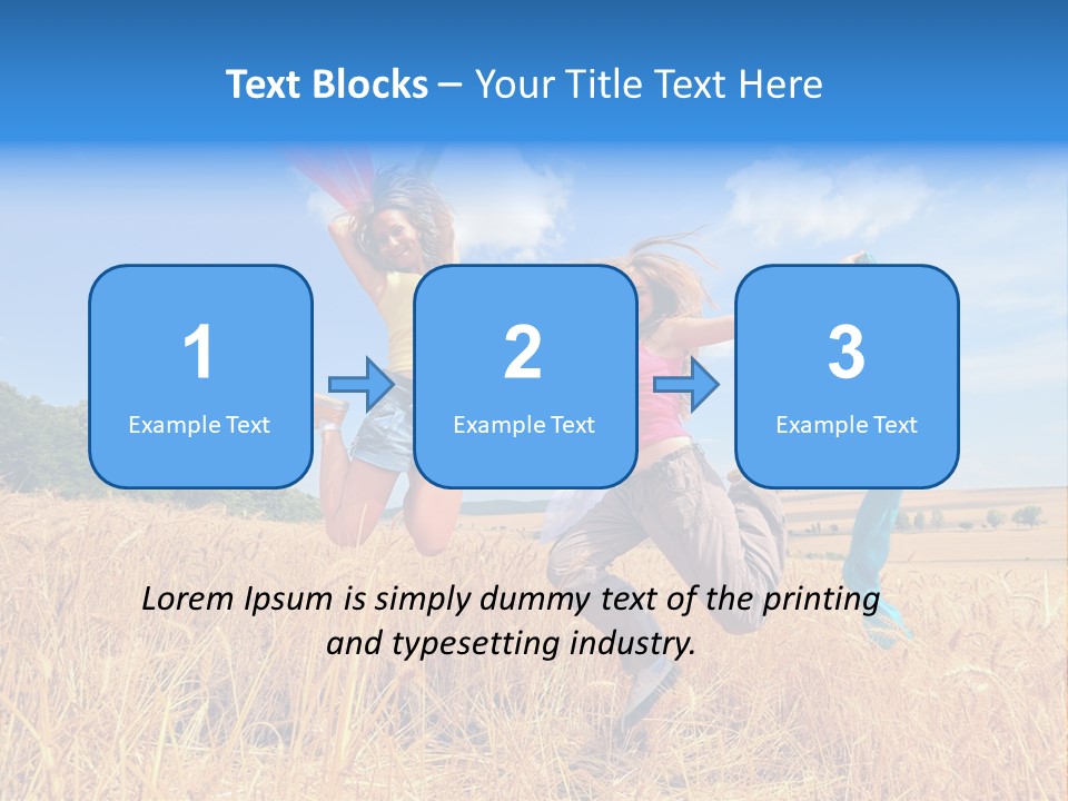 Woman Happy PowerPoint Template