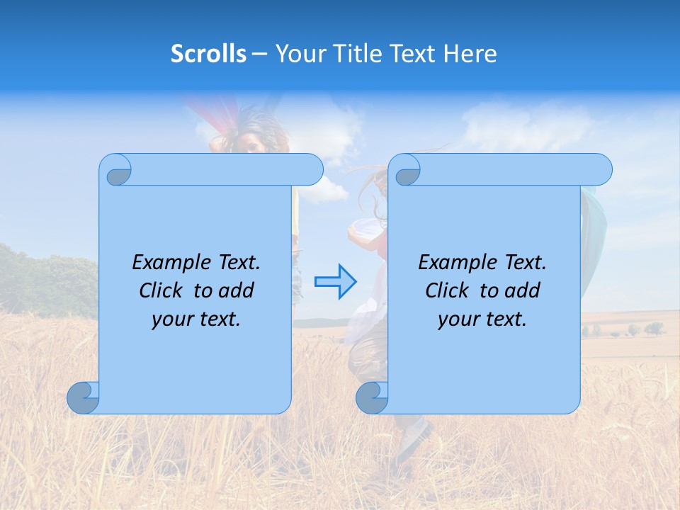Woman Happy PowerPoint Template