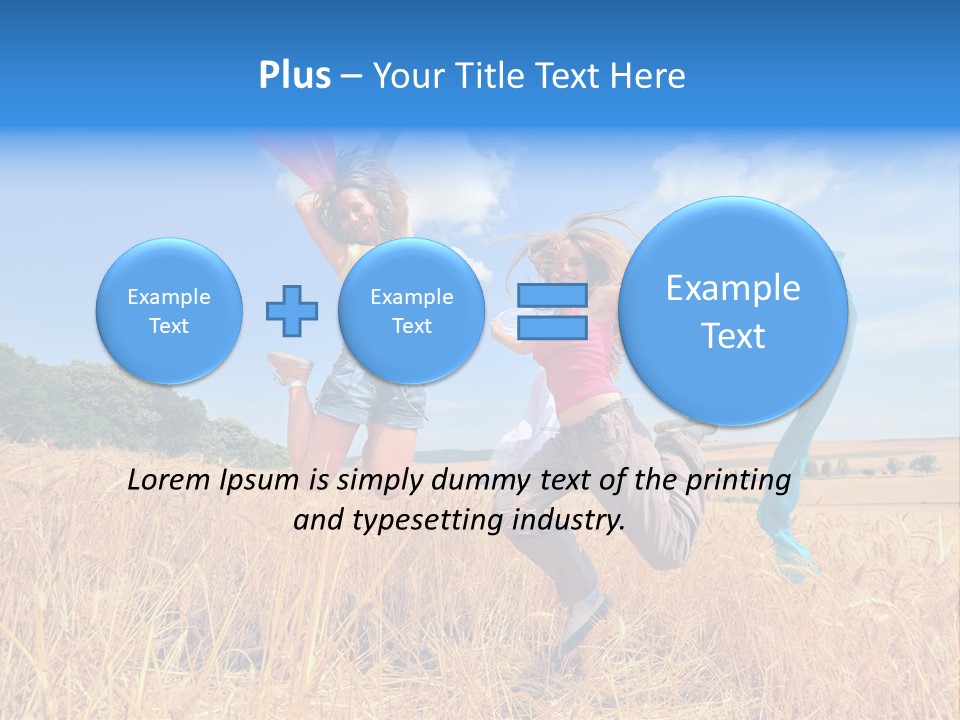 Woman Happy PowerPoint Template