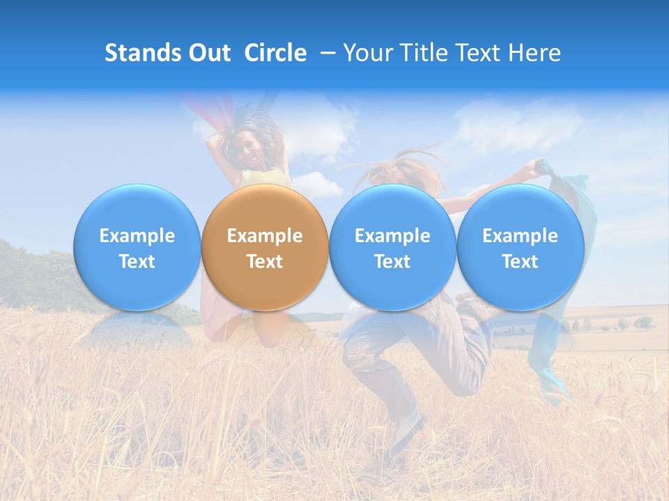 Woman Happy PowerPoint Template