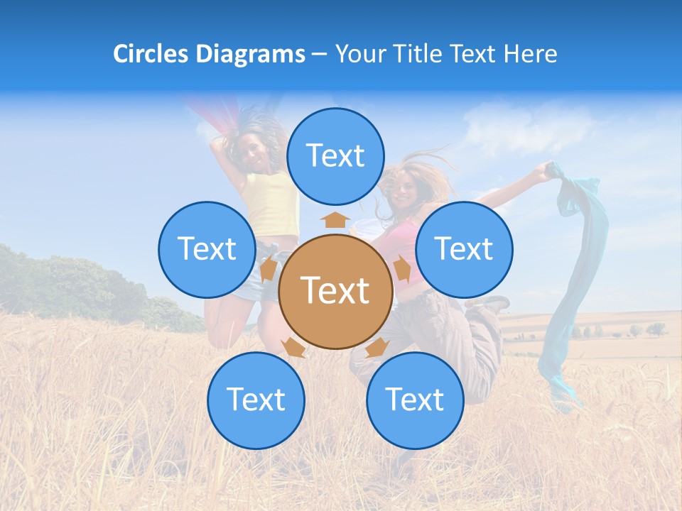 Woman Happy PowerPoint Template