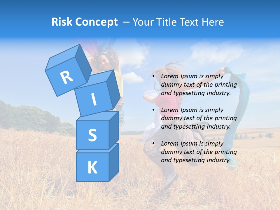 Woman Happy PowerPoint Template