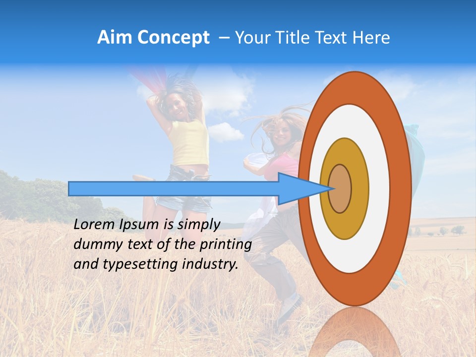 Woman Happy PowerPoint Template