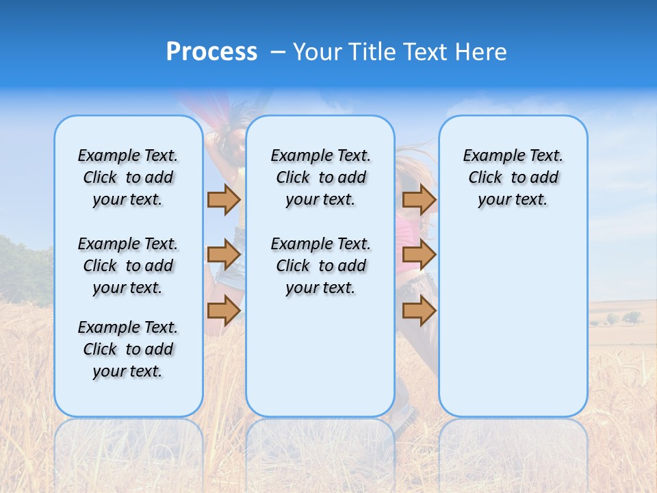 Woman Happy PowerPoint Template