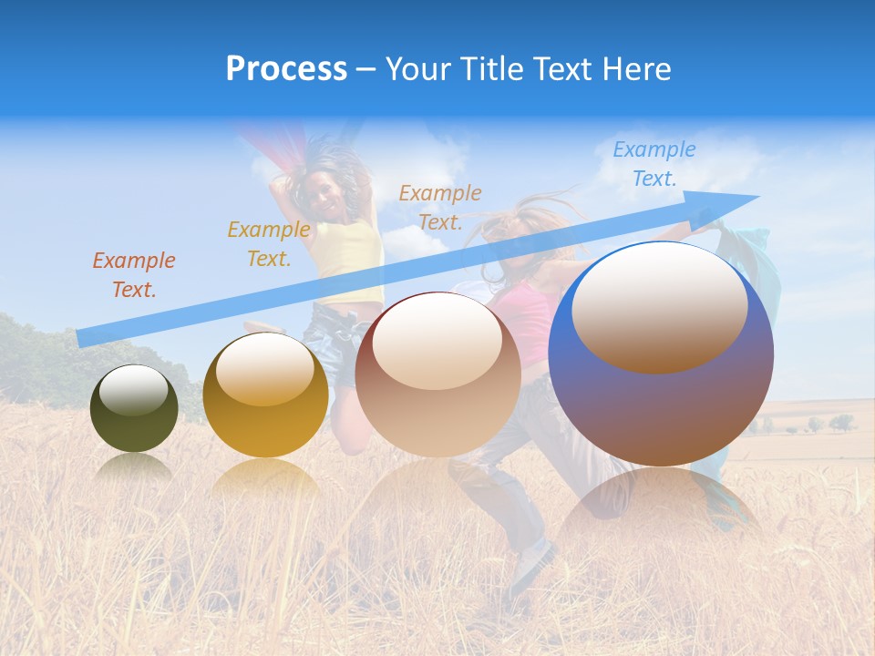 Woman Happy PowerPoint Template