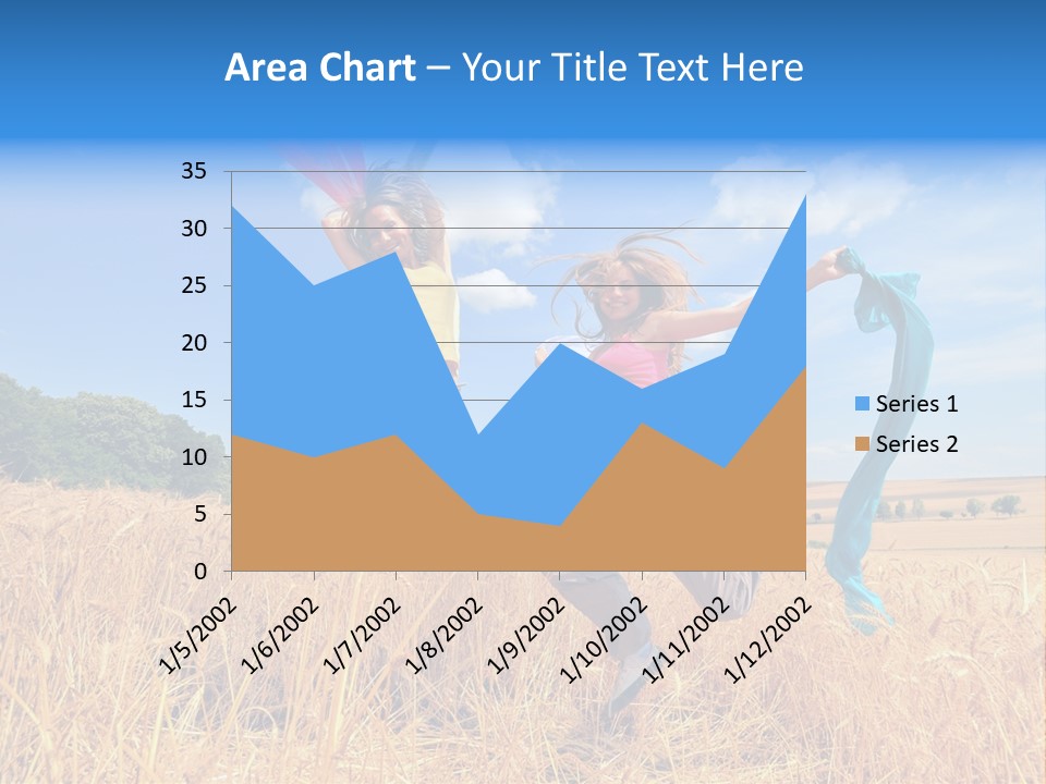 Woman Happy PowerPoint Template