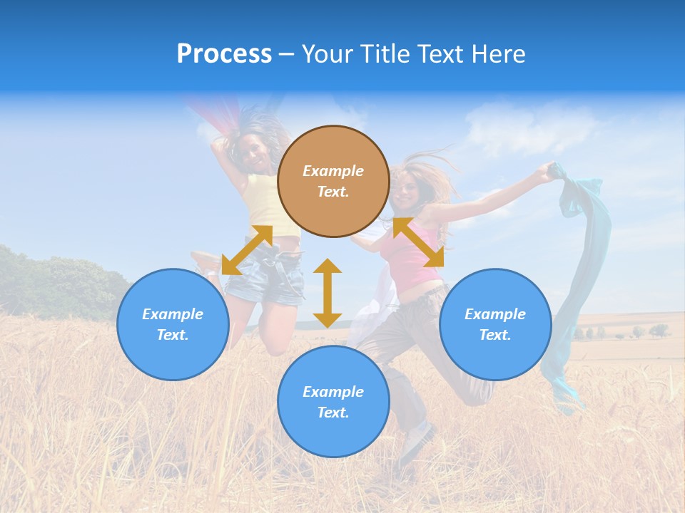 Woman Happy PowerPoint Template