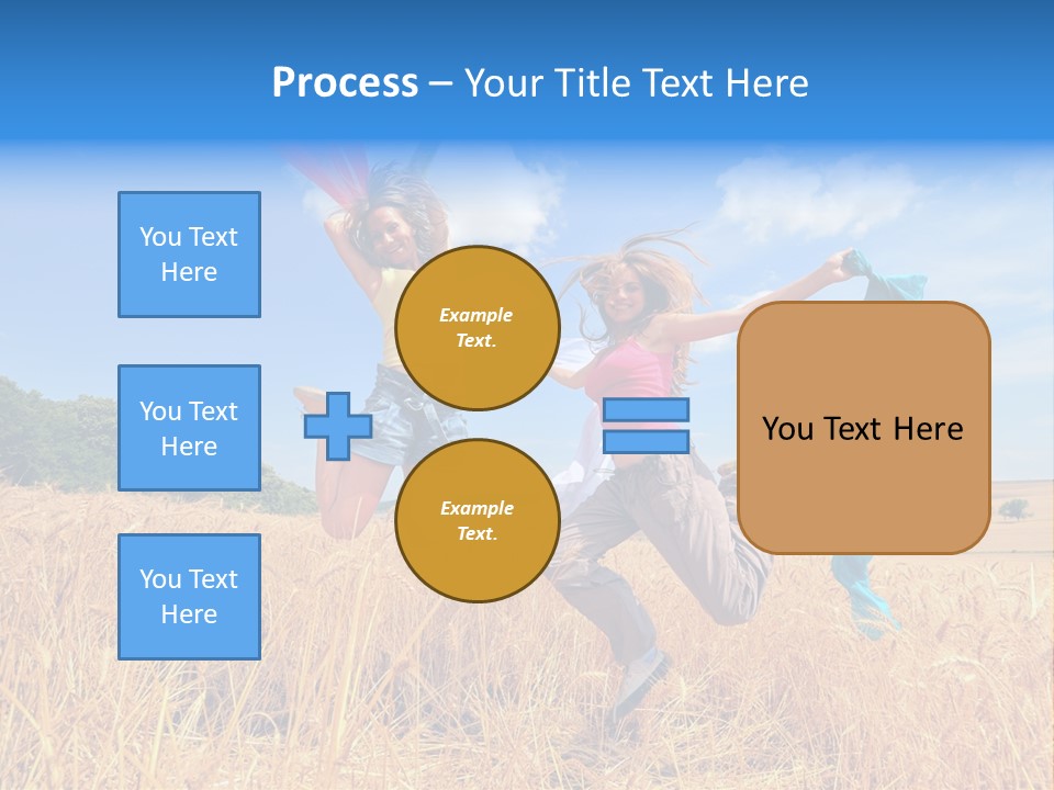 Woman Happy PowerPoint Template
