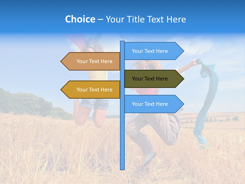 Woman Happy PowerPoint Template