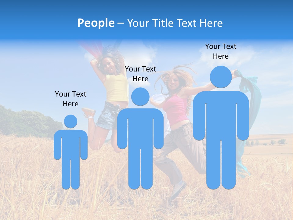 Woman Happy PowerPoint Template