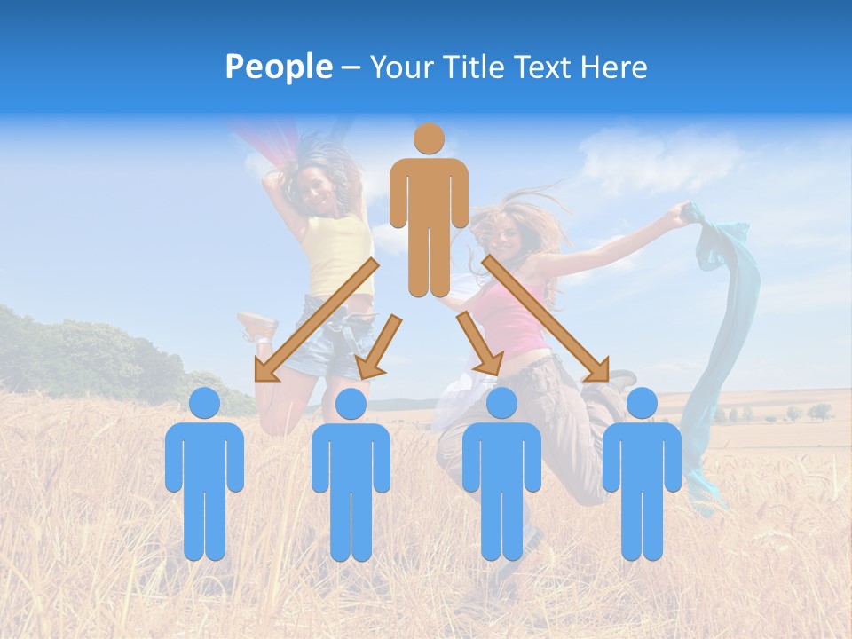 Woman Happy PowerPoint Template