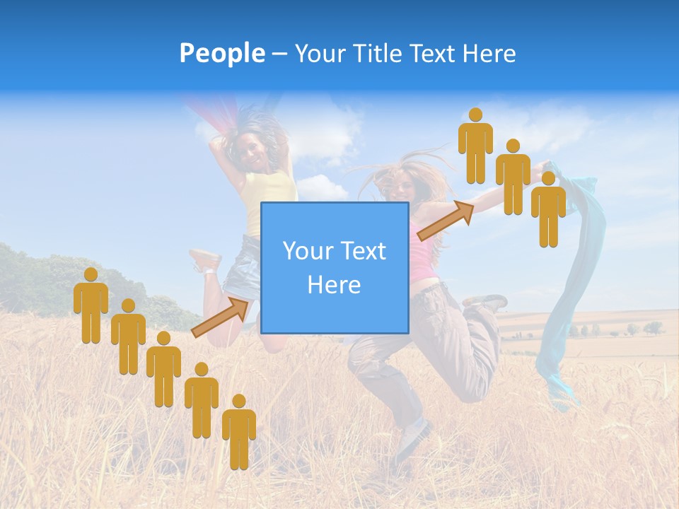 Woman Happy PowerPoint Template