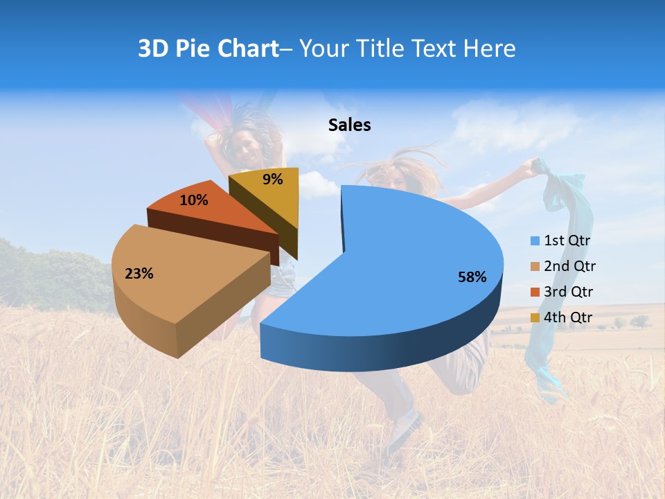 Woman Happy PowerPoint Template