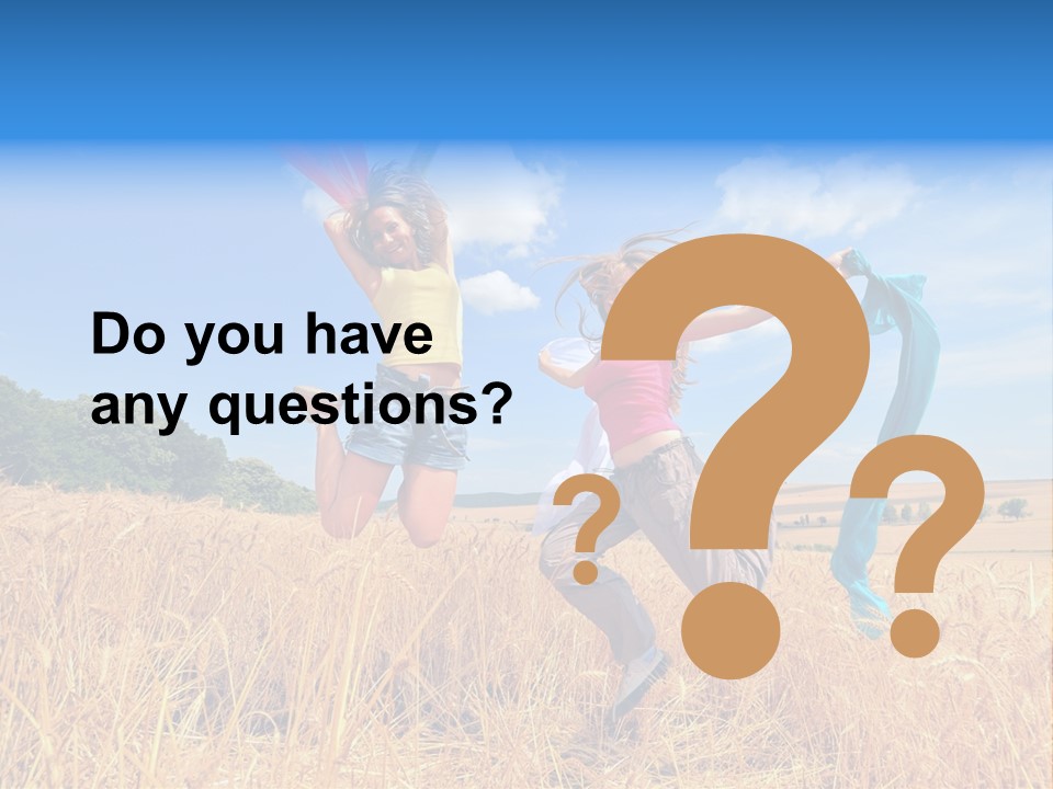 Woman Happy PowerPoint Template