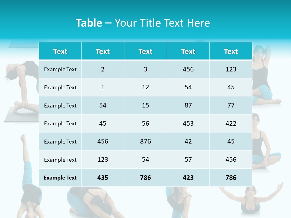 Pregnancy Exercises PowerPoint Template