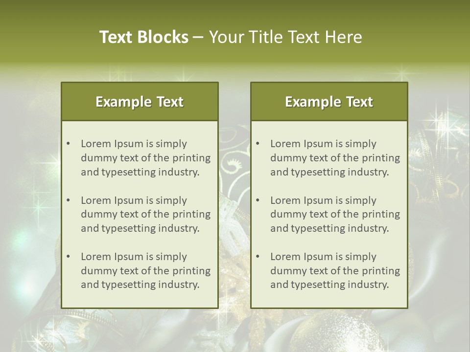 Christmas Balls PowerPoint Template