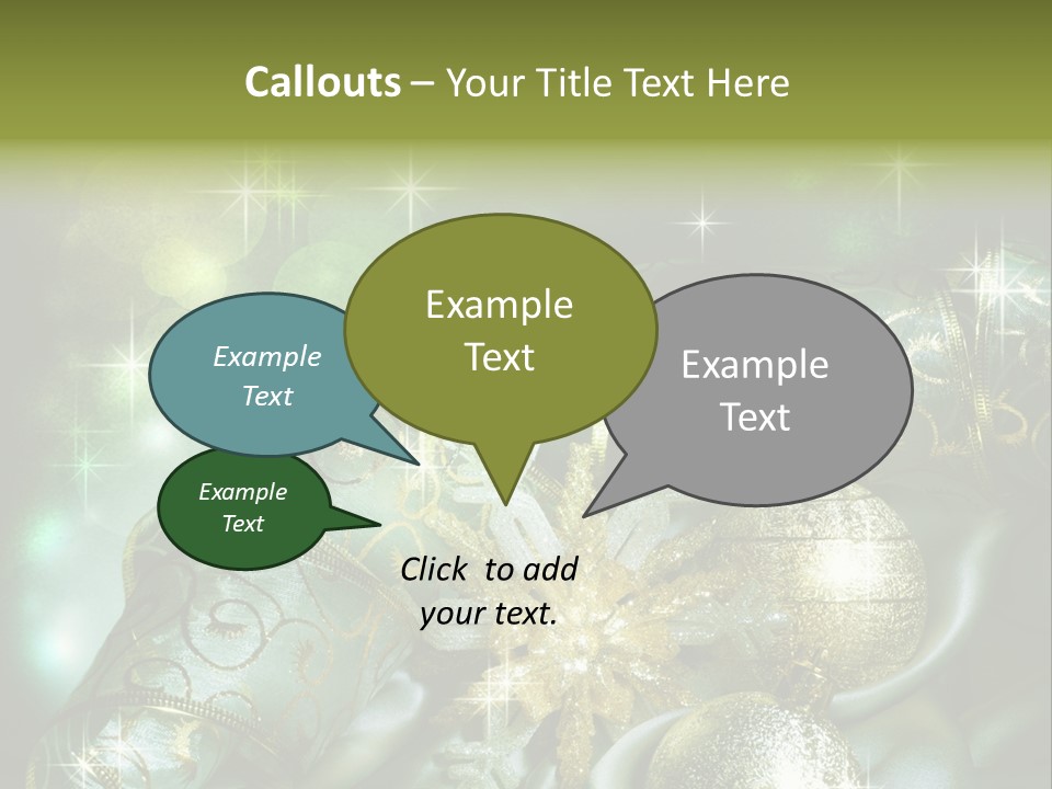 Christmas Balls PowerPoint Template