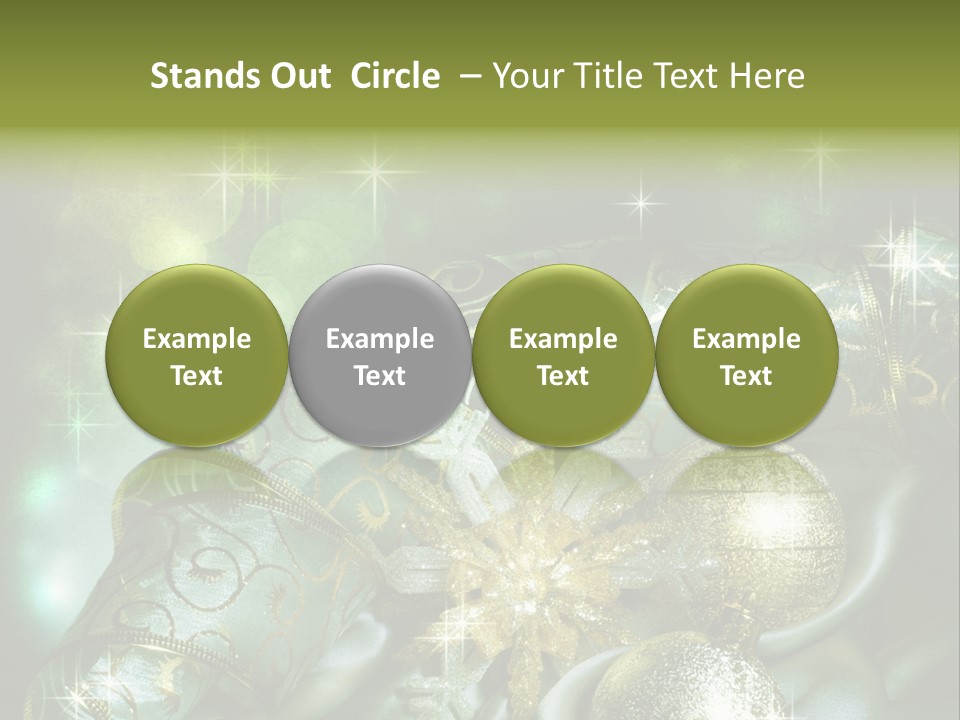Christmas Balls PowerPoint Template
