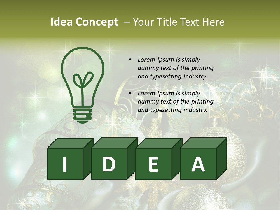 Christmas Balls PowerPoint Template