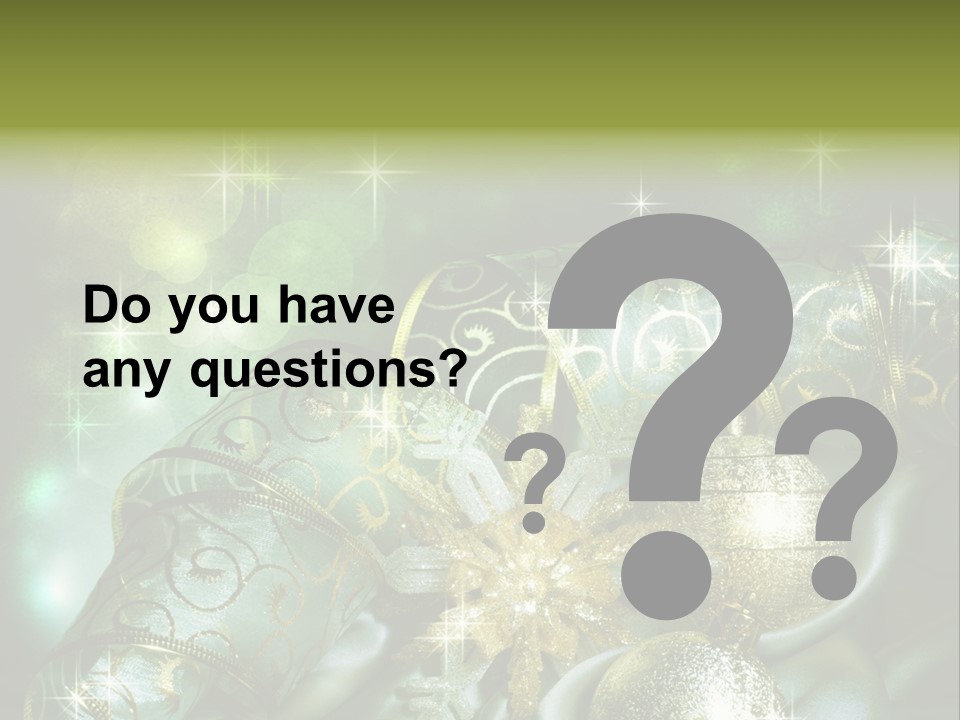 Christmas Balls PowerPoint Template