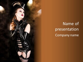 Caberet Stage PowerPoint Template