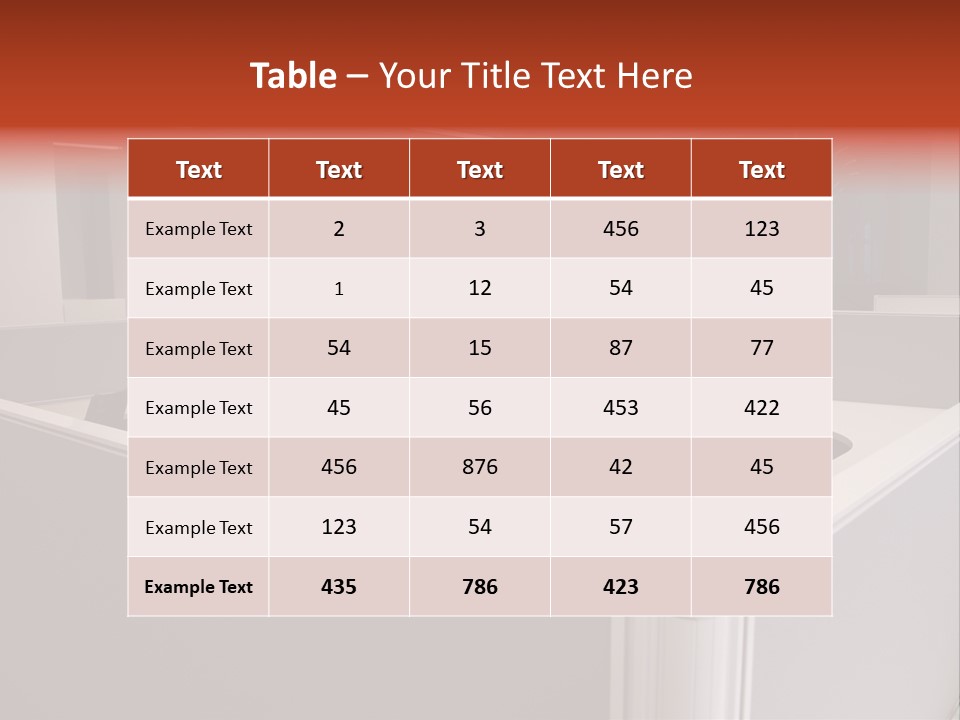 Office Settings PowerPoint Template