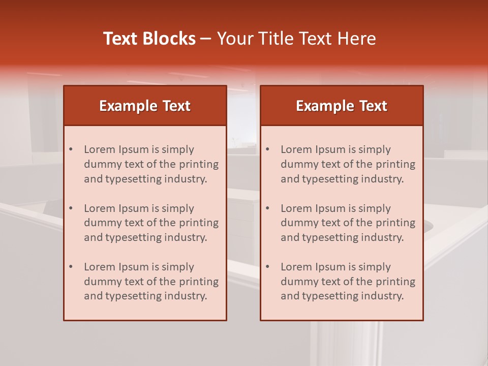 Office Settings PowerPoint Template
