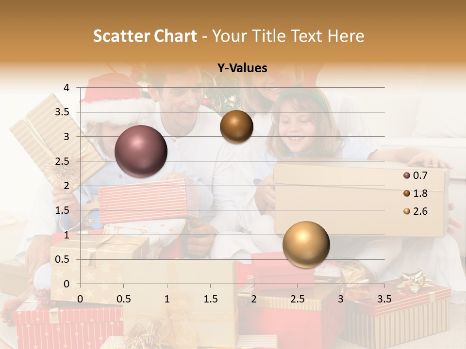 Christmas Gifts Family PowerPoint Template