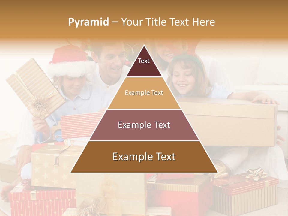 Christmas Gifts Family PowerPoint Template