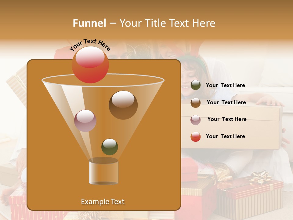 Christmas Gifts Family PowerPoint Template