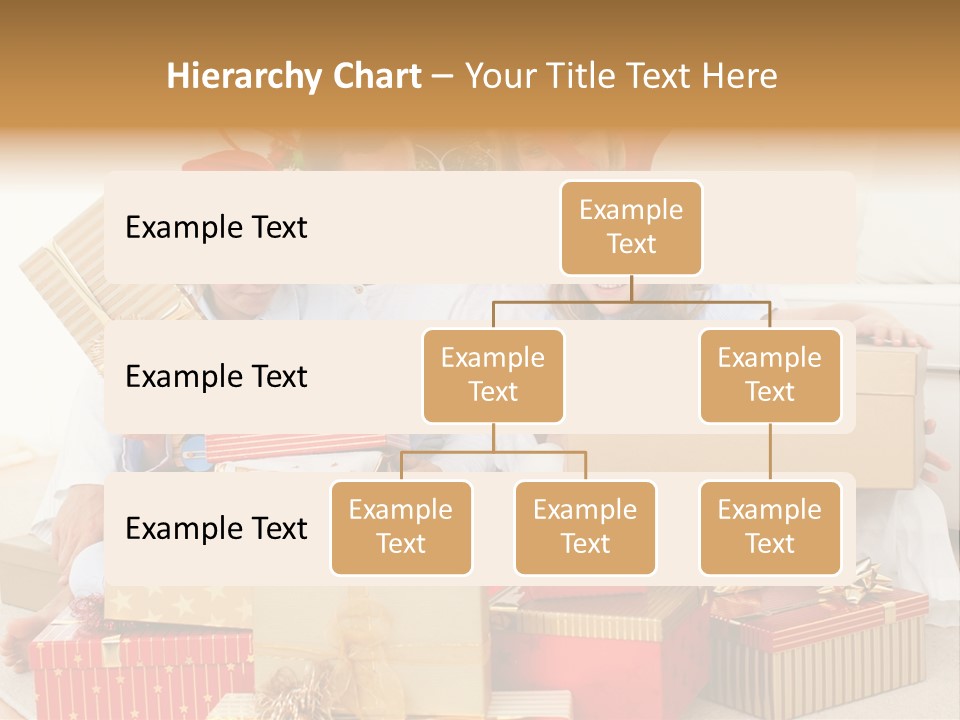 Christmas Gifts Family PowerPoint Template