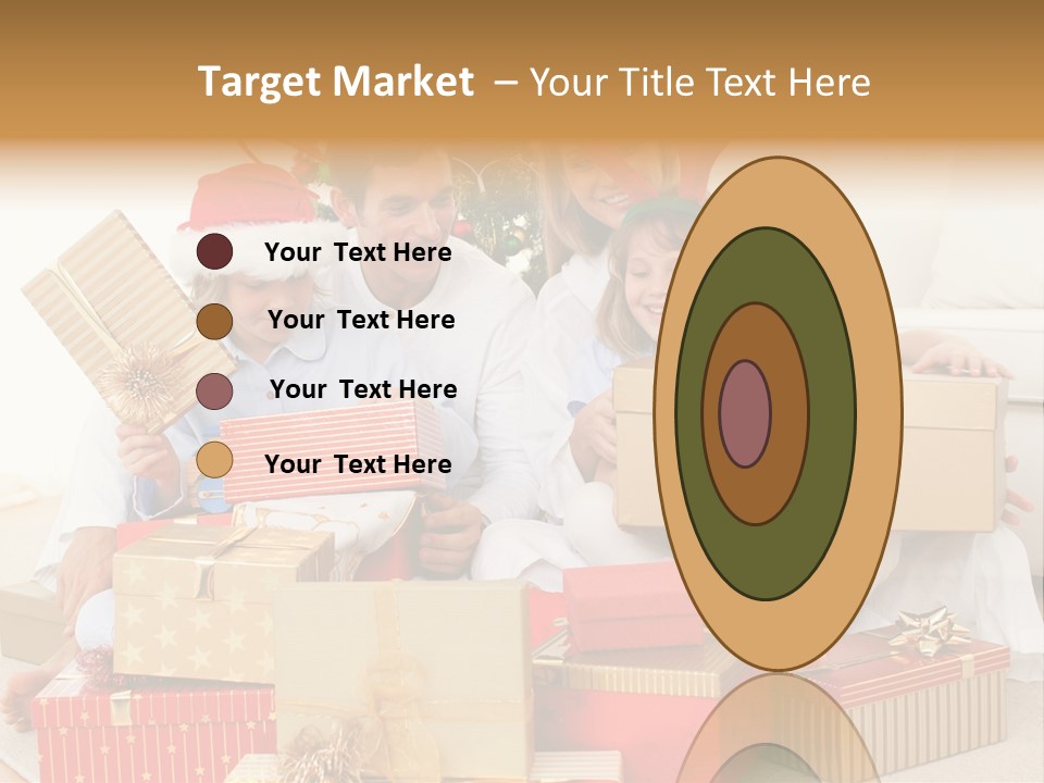 Christmas Gifts Family PowerPoint Template