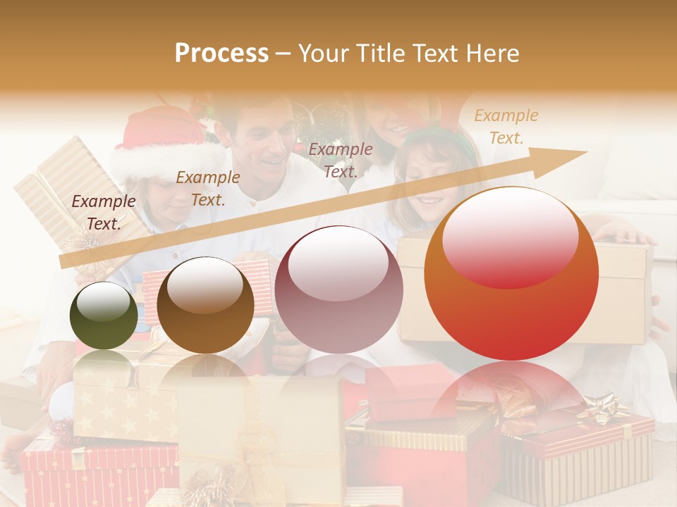 Christmas Gifts Family PowerPoint Template