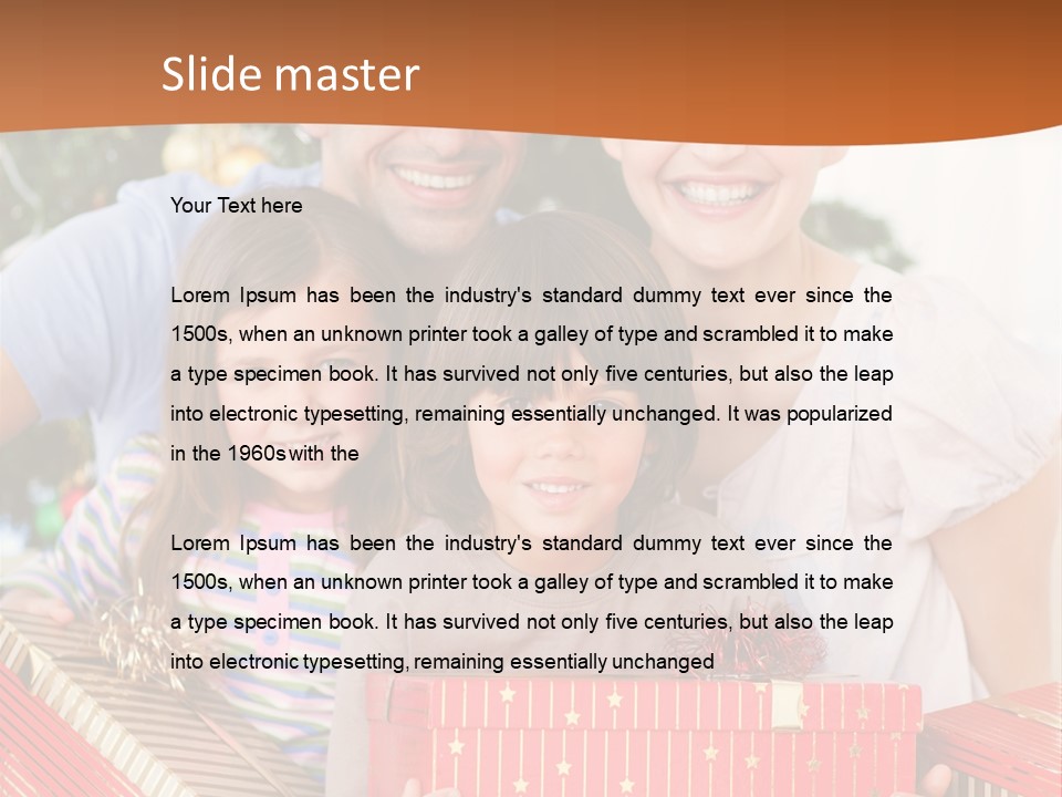 Fun Family Christmas PowerPoint Template