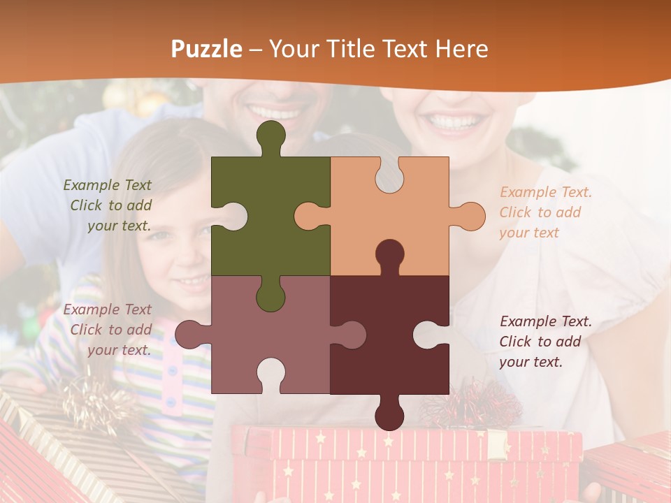 Fun Family Christmas PowerPoint Template