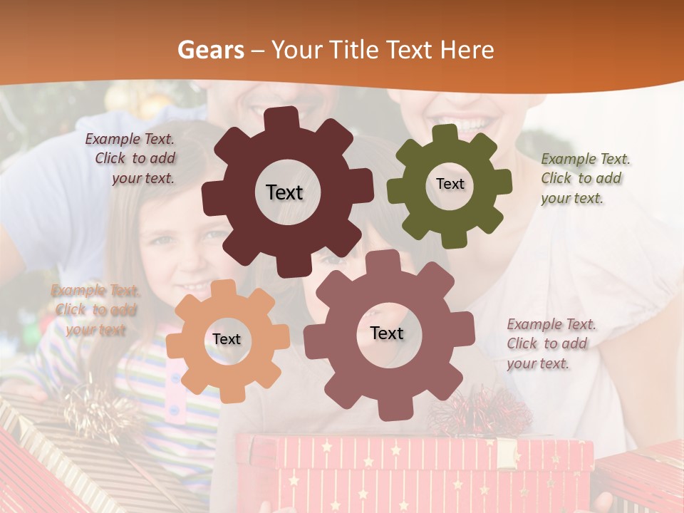 Fun Family Christmas PowerPoint Template