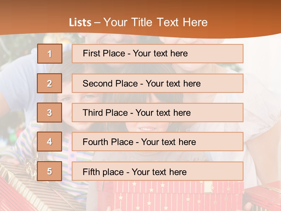 Fun Family Christmas PowerPoint Template