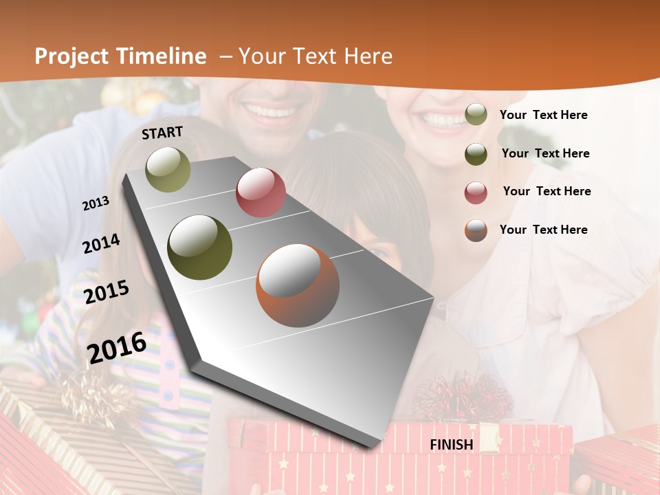 Fun Family Christmas PowerPoint Template